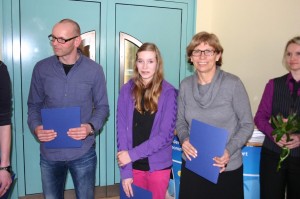 Ehrung von Frau Dittmer und Lindy